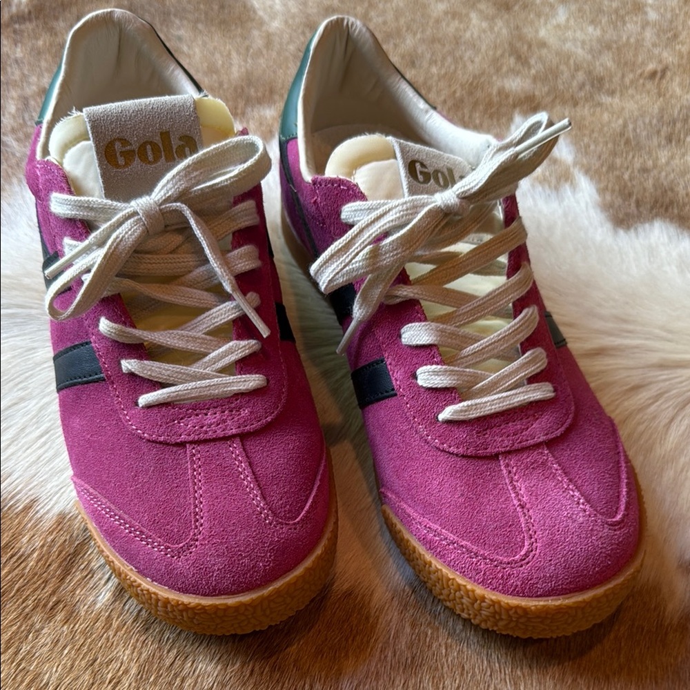 Gola Pink Suede Sneakers